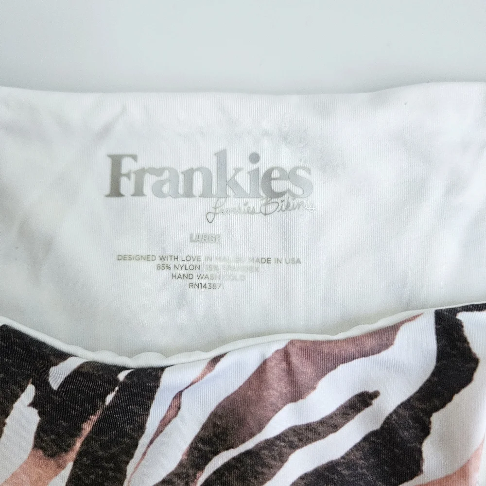 NWT Frankies Bikinis Set - Mackenzie Tiger  Large